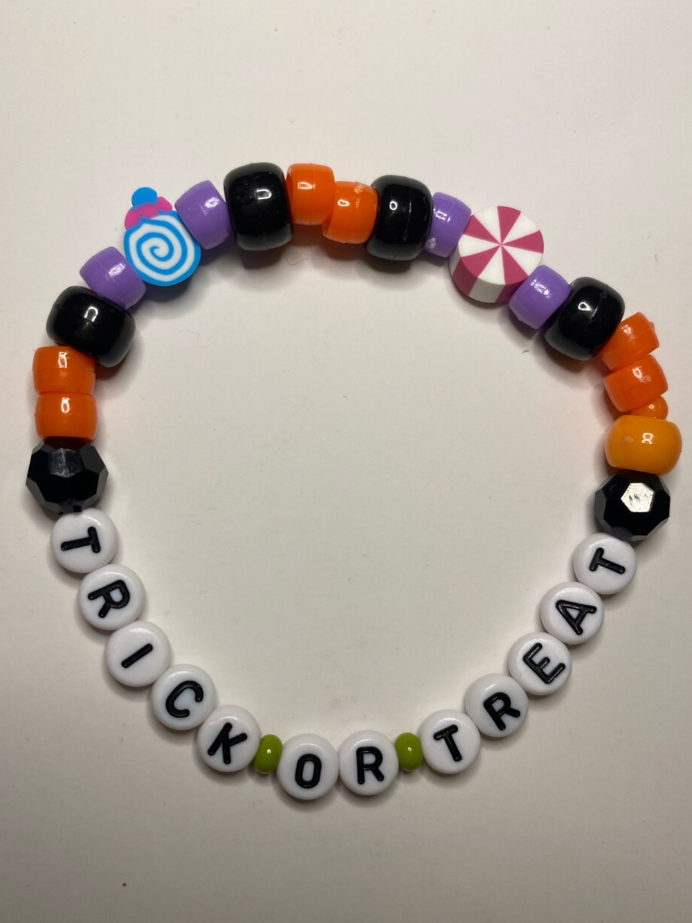 Halloween Trick or Treat Kandi Candy Bracelet